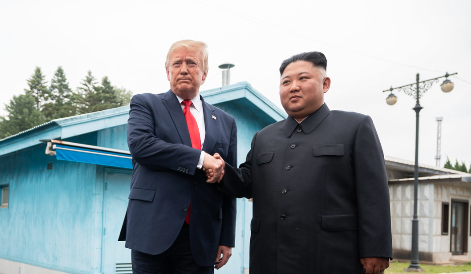 Former President Donald Trump and North Korean Dictator Kim Jong Un.